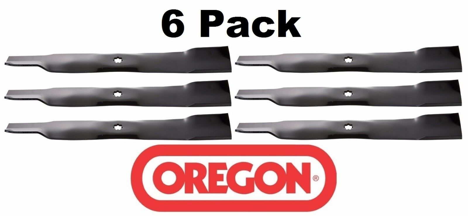 6 PK Oregon 92-110 Mower Blade Fits John Deere M145969 M154061 AM137327 42" X300