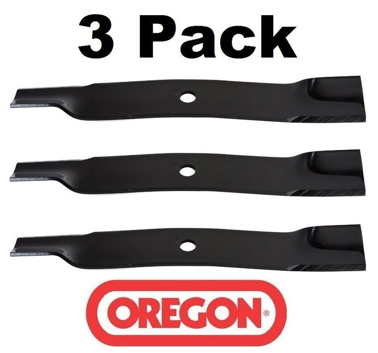 3 Pack Oregon 92-113 Mower Blade for John Deere TCU15881 M144196 60" 7-Iron Deck