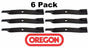 6 Pack Oregon 92-113 Mower Blade for John Deere TCU15881 M144196 60" 7-Iron Deck