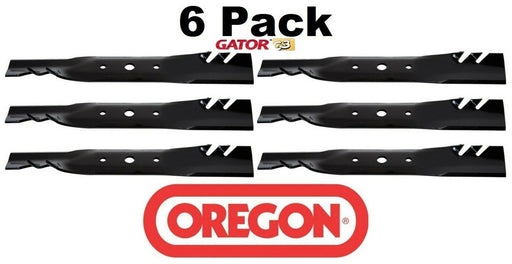 6 Pack Oregon 92-675 Mower Blade Gator G3 Fits John Deere GX20819