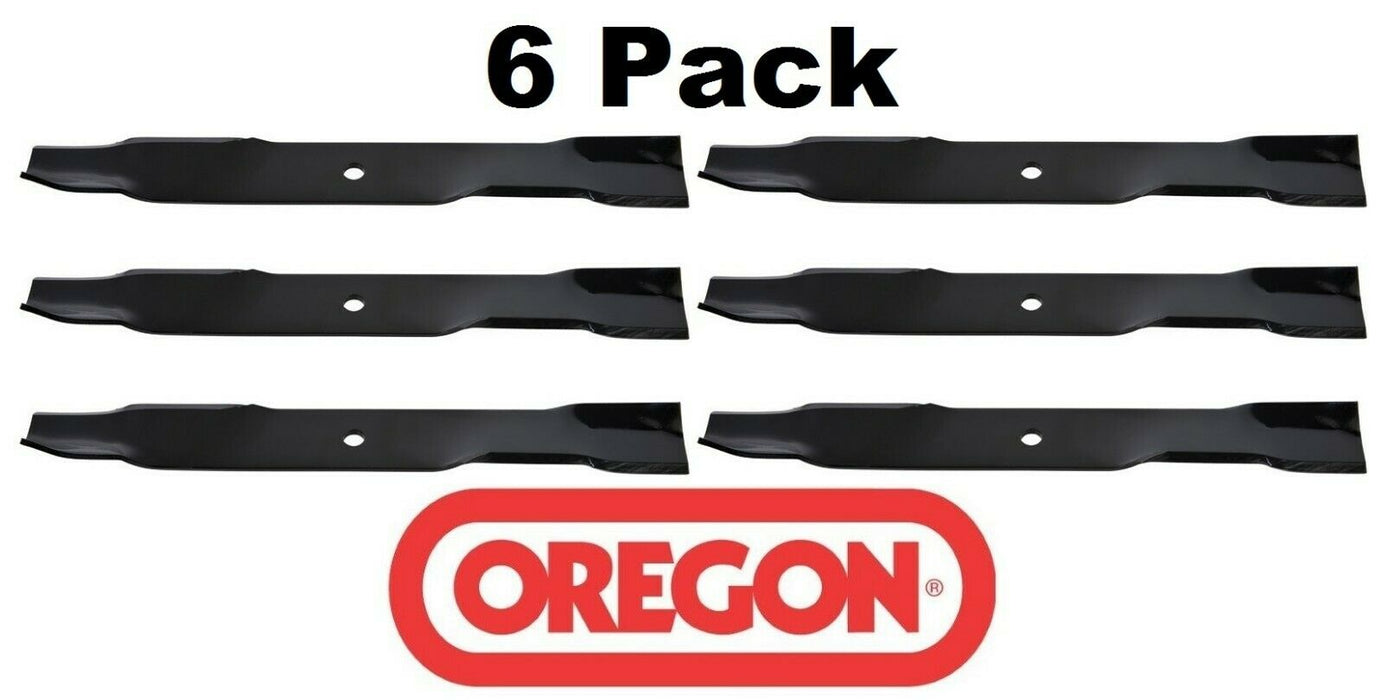 6 Pack Oregon 92-743 Mower Blade Fits John Deere M127466