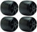 4 Pack Deck Roller For Kubota 76505-46250 3-13/16" x 2-1/2" x 15/32" B1550 B1750