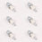 6 Pack Kawasaki 92070-7003 Spark Plug Fits FH381V FH451V FH480V FH541V FH580V