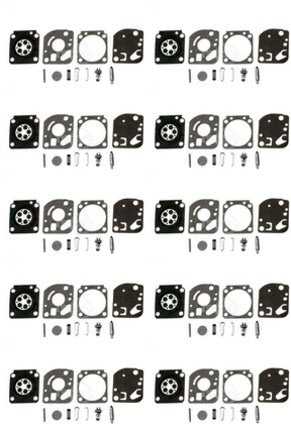 10 PK Rotary 9244 Carburetor Repair Kit Fits Zama RB-20 Homelite C1U Carb Models