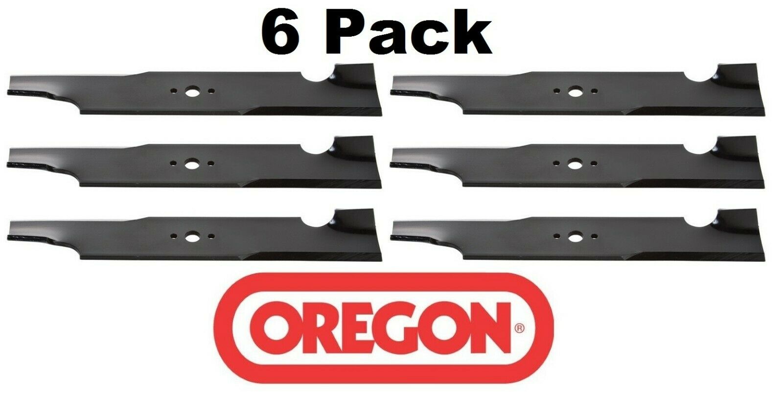 6 Pack Oregon 93-005 Mower Blade Fits John Deere GX20434