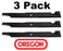 3 Pack Oregon 93-008 Mower Blade for Bobcat 42180B WM142180B 61"