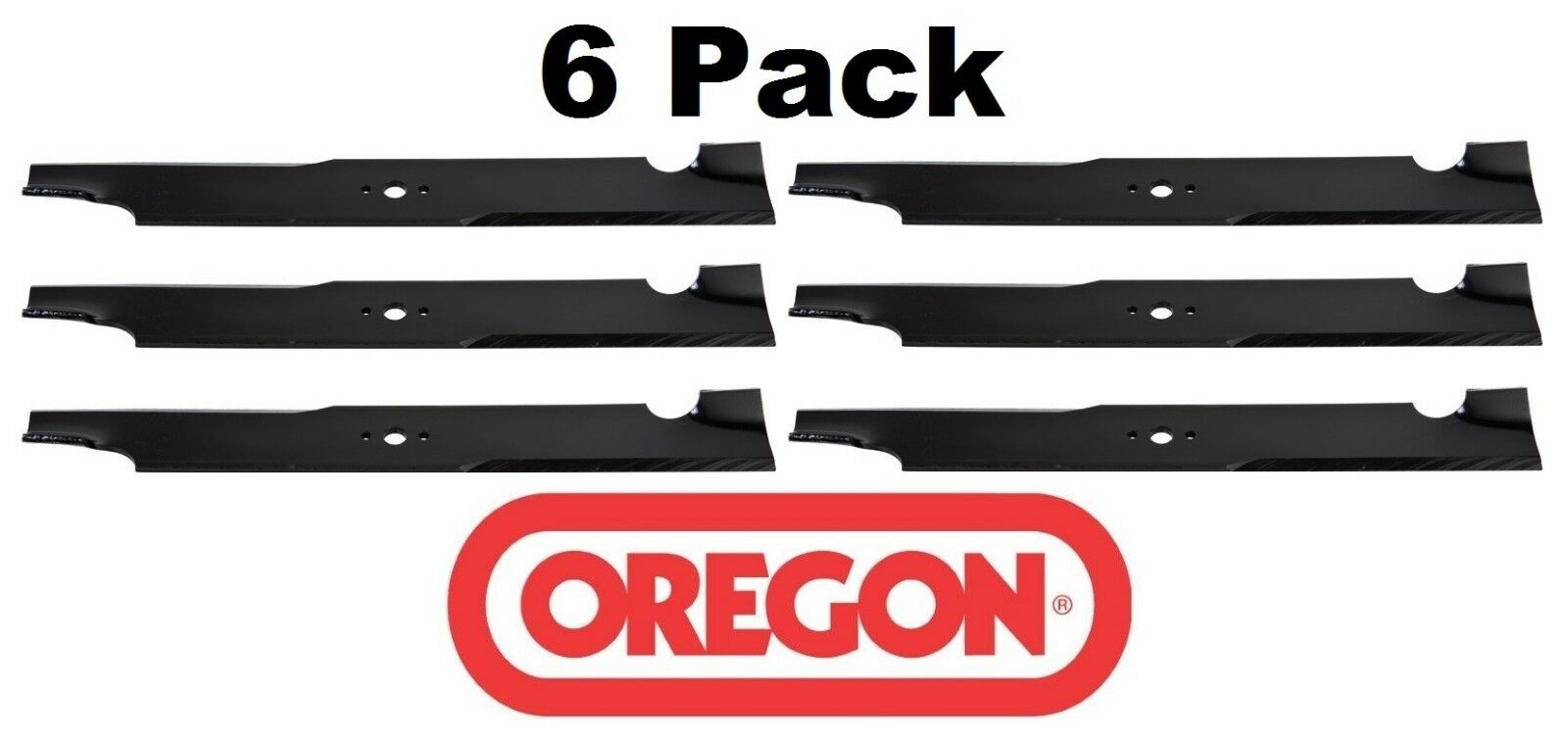 6 Pack Oregon 93-008 Mower Blade Fits Bobcat 42180B WM142180B