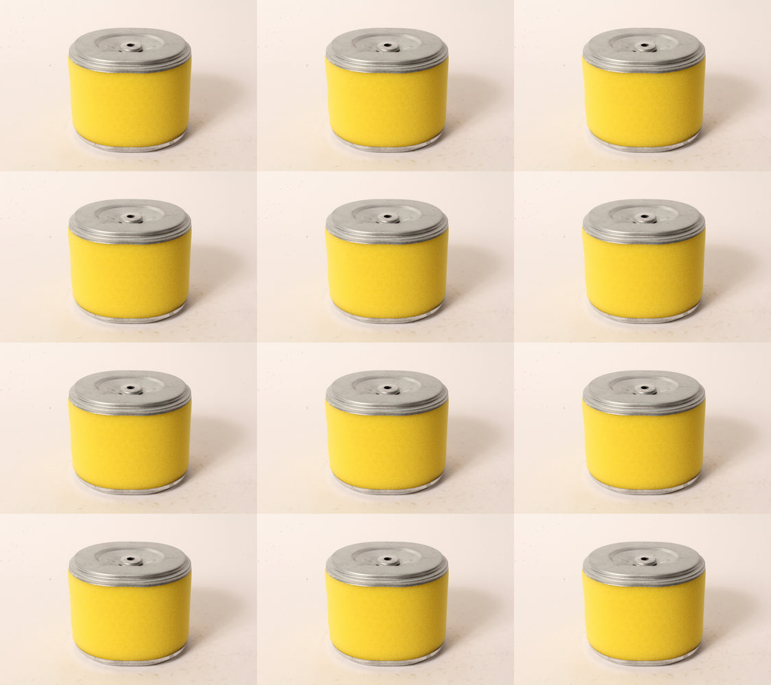 12 PK Air Filter Fits Honda 17210-ZE3-505 GX340 GX390 EG5000 EN5000 FRC800 WT40X