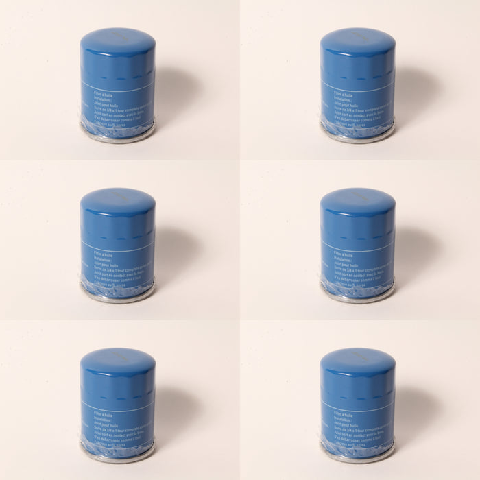 6 Oil Filters For Honda 15400-PLM-A02PE 15400-PLM-A01PE JD AM101378 30401-37580