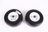 2 Pack Martin 9354DB-U-GR Flat Free Wheel Assy 9x350-4 Smooth Fits Gravely 45205