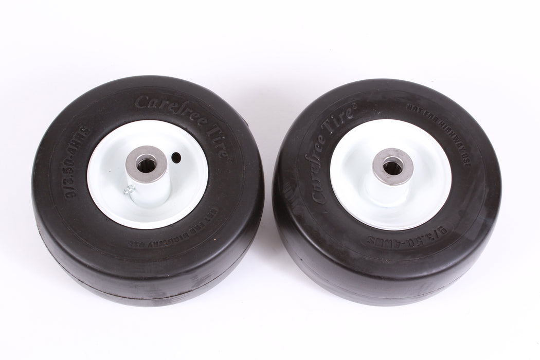 2 Pack Martin 9354DC-U-EM Flat Free Front Caster Wheel For Exmark 513648 9x350-4