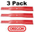 3 Pack Oregon 94-026 Mower Blade Fits Ariens 00272900