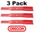 3 Pack Oregon 94-026 Mower Blade for Toro 54-0010 44"