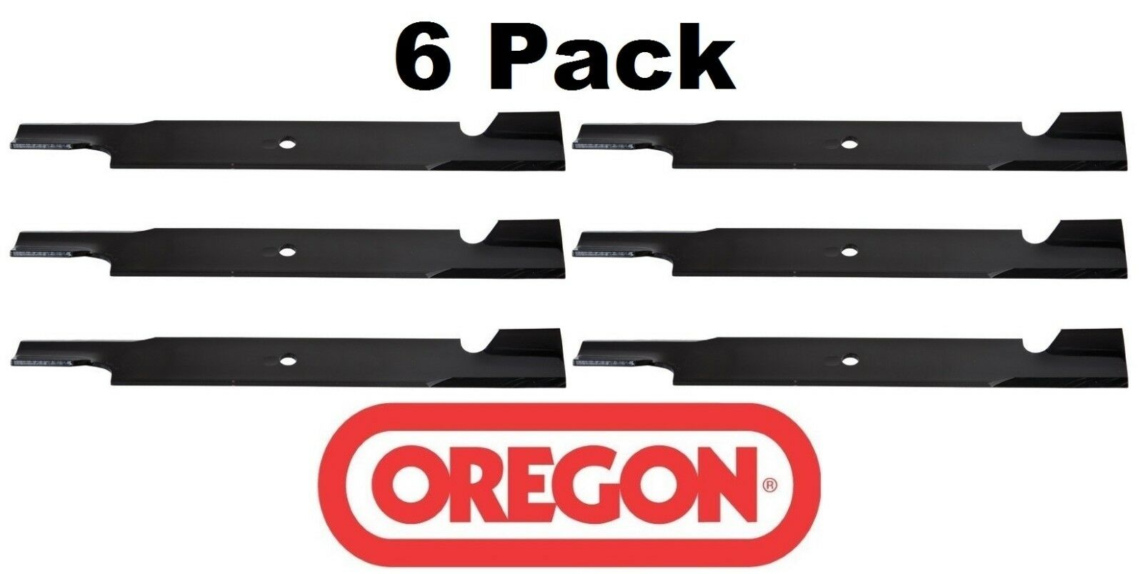 6 pack Oregon 94-055 Mower Blade Fits Dixon 539119871 12421