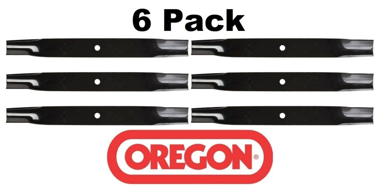 6 Pack Oregon 94-069 Mower Blade Fits Exmark  110-6568-03 117-5372-03