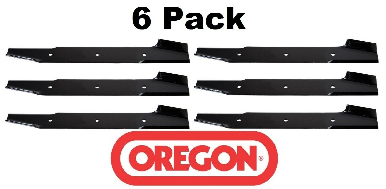 6 Pack Oregon 95-031 Mower Blade Fits AYP 121263X 143978