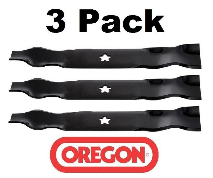 3 Pack Oregon 95-045 Mower Blade fits Craftsman 145708 152443 163819