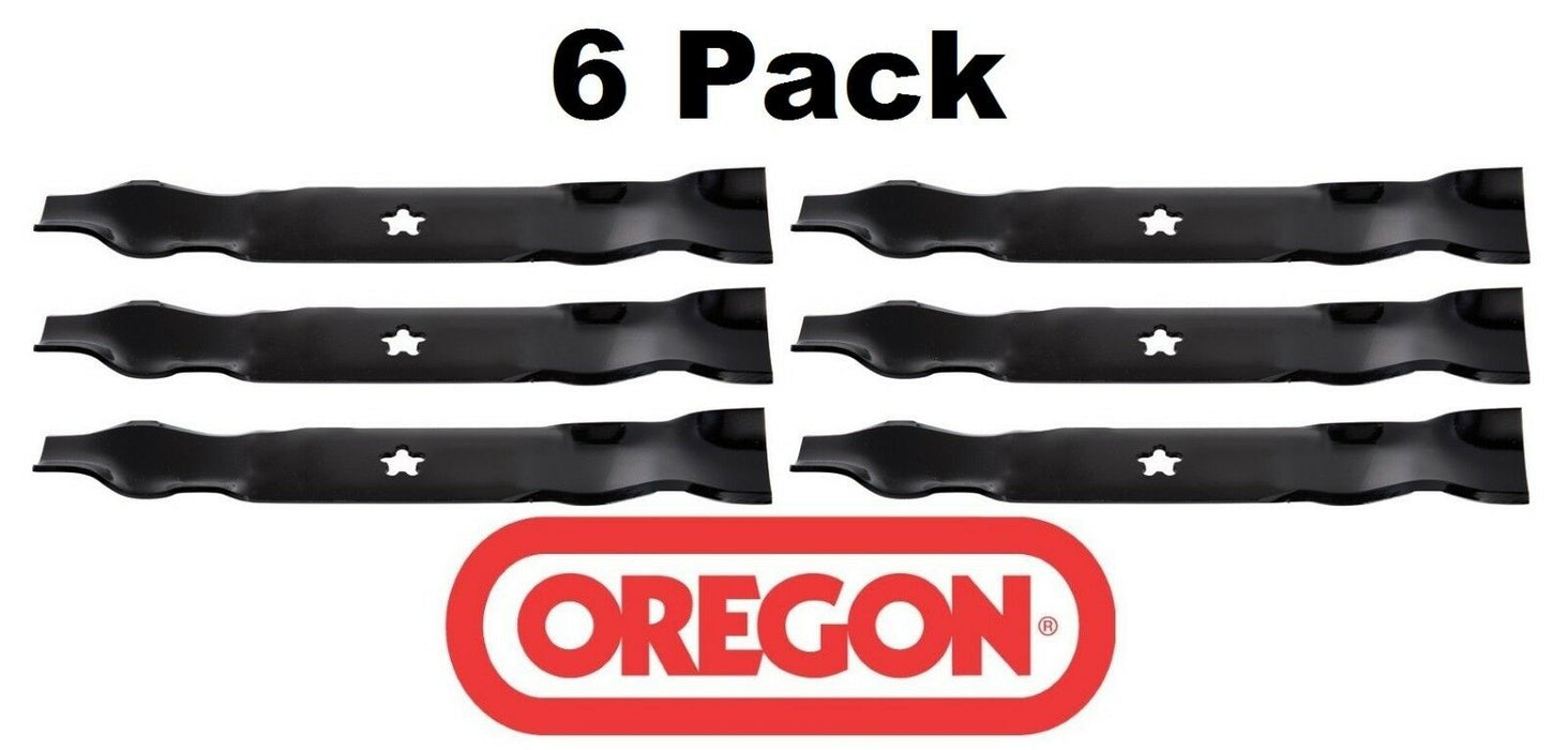 6 Pack Oregon 95-045 Mower Blade fits Craftsman 145708 152443 163819