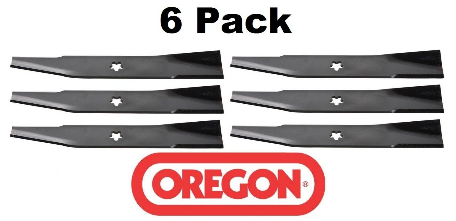 6 Pack Oregon 95-049 Mower Blade Fits AYP 130652 532130652 917130652MS