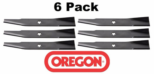 6 Pack Oregon 95-049 HD Mower Blade for AYP Sears 130652 44"