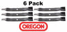 6 Pack Oregon 95-052 Mower Blade Fits AYP Husqvarna Sears Poulan 170698 176084