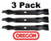 3 PK Oregon 95-082 Mulching Blade Fits Sears AYP 187255 187256 Poulan Husqvarna