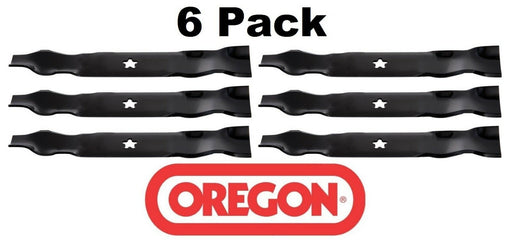 6 Pack Oregon 95-082 Mower Blade fits Craftsman 187255