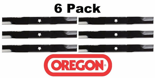 6 Pack Oregon 95-084 Mower Blade for Husqvarna 112078 42" EZ Mowers