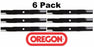 6 Pack Oregon 95-085 Mower Blade for Husqvarna 510417801 539112079 52" EZ Mowers