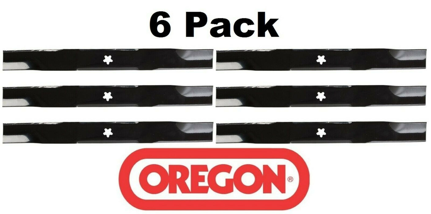 6 Pack Oregon 95-086 Mower Blade Fits Kees 539113312