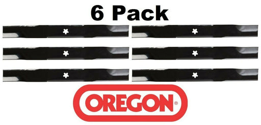 6 Pack Oregon 95-087 Mower Blade Fits John Deere 539113425