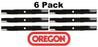 6 Pack Oregon 95-087 Mower Blade Fits John Deere 539113425