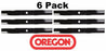 6 Pack Oregon 95-087 Mower Blade for Husqvarna 113425X 48" EZ Mowers