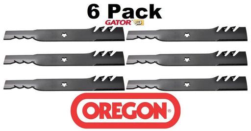 6 Pack Oregon 95-088 Mower Blade Gator G3 fits Dixon 539112078