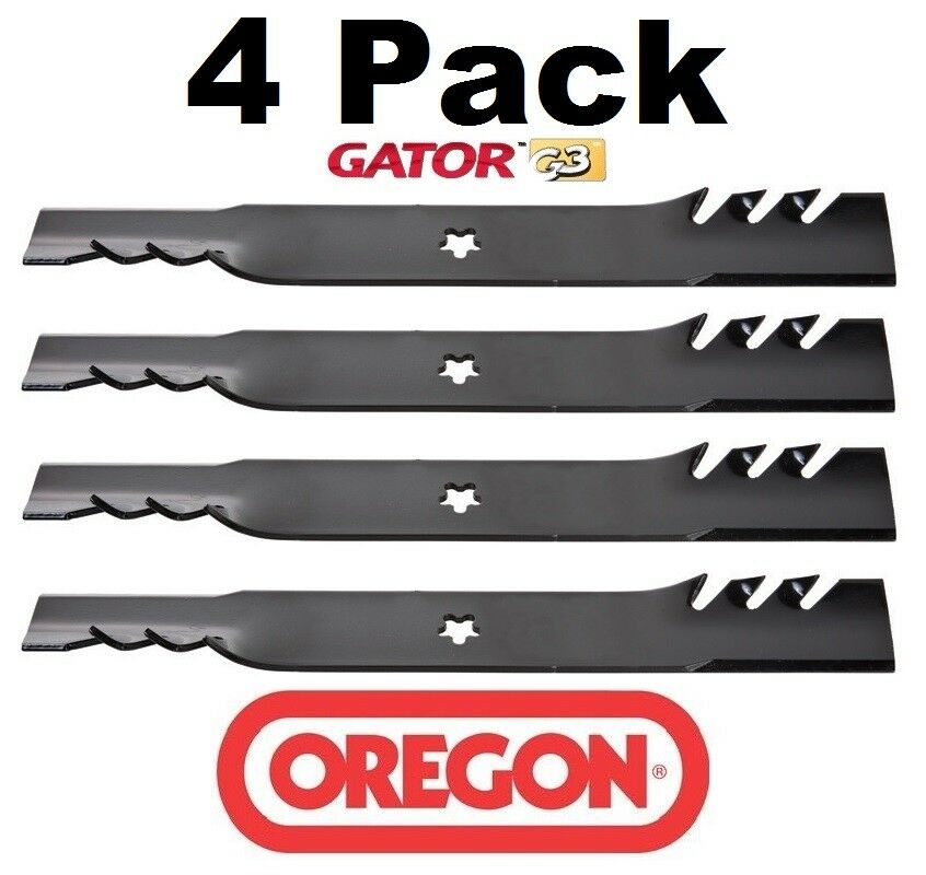 4 Pack Oregon 95-601 Mower Blade Gator G3 fits Craftsman 134148 134148M 134148X