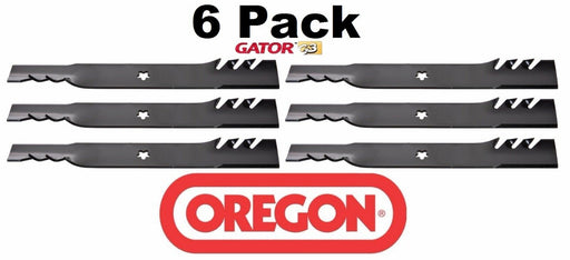 6 Pack Oregon 95-601 Gator Mulcher Blade for AYP Sears 134148 138497 131322