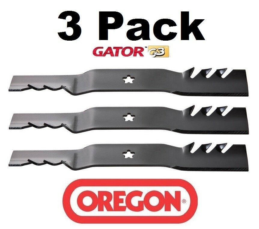 3 pack Oregon 95-605 Mower Blade Gator G3 Fits Dixon 532187756