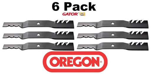 6 pack Oregon 95-605 Mower Blade Gator G3 Fits Dixon 532187756