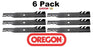 6 Pack Oregon 95-614 Mower Blade Gator G3 fits Craftsman 145708 152443 163819