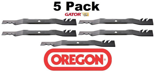 5 Pack Oregon 95-615 Mower Blade Gator G3 Fits Dixon 580244001 585587701