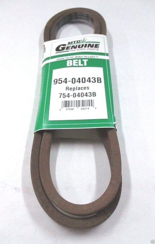 Genuine MTD 954-04043B Drive Belt For Cub Cadet Troy-Bilt Craftsman Columbia OEM