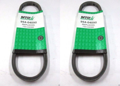 2 Pack MTD 954-04090 Forward Drive Belt Fits Troy-Bilt Craftsman GW-1916657 OEM