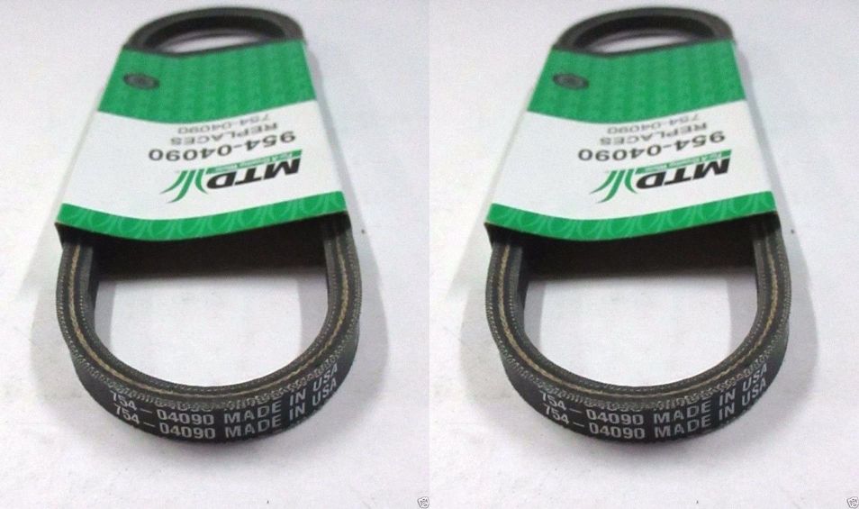 2 Pack MTD 954-04090 Forward Drive Belt Fits Troy-Bilt Craftsman GW-1916657 OEM