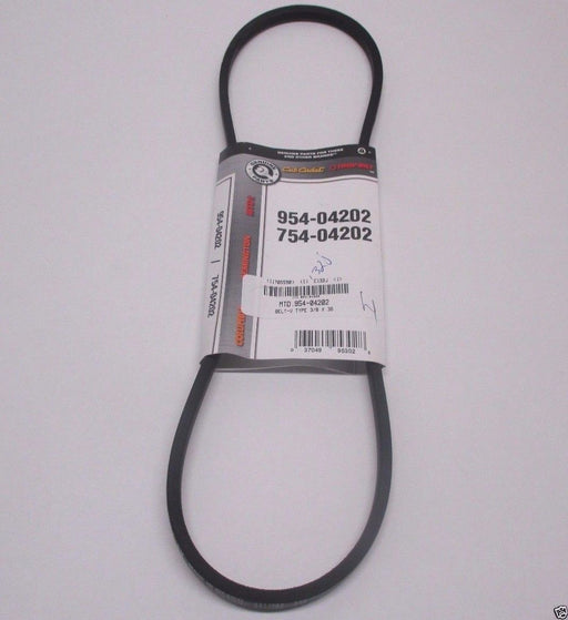 Genuine MTD 954-04202 Auger Belt For Troy Bilt Craftsman Powermore 754-04202 OEM