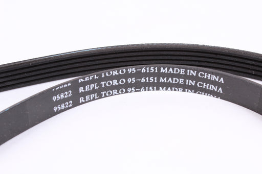 Laser 95822 Multi Ribbed Drive Belt Fits Toro 95-6151 CCR2400-CCR3650