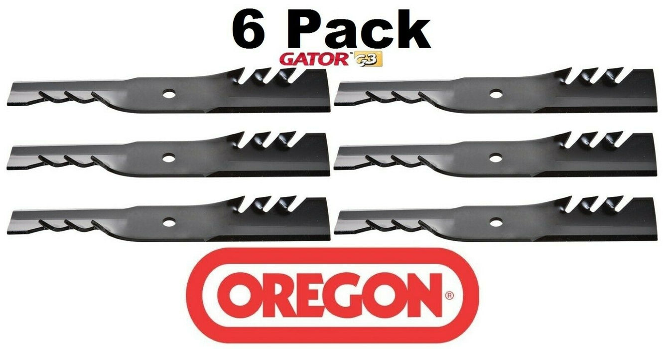 6 Pack Oregon 96-302 Mower Blade Gator G3 Fits Hustler 785728 785728X 787739