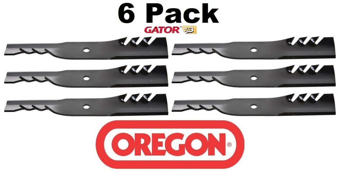 6 Pack Oregon 96-308 Mower Blade Gator G3 Fits DR 152871