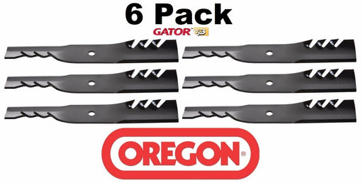 6 Pack Oregon 96-308 Gator Blade for Scag 48110 481706 482461 48184