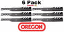 6 Pack Oregon 96-308 Gator Mulcher Blade for Ferris 20843 32" 48"