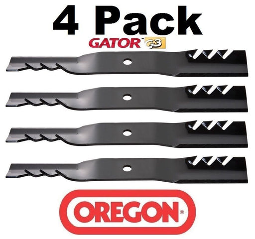 4 Pack Oregon 96-309 Gator Blade for John Deere M112991 M82408 M83459 M84472